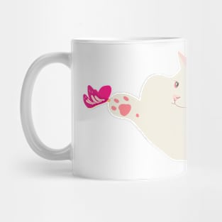 Cat and Butterfly Mug